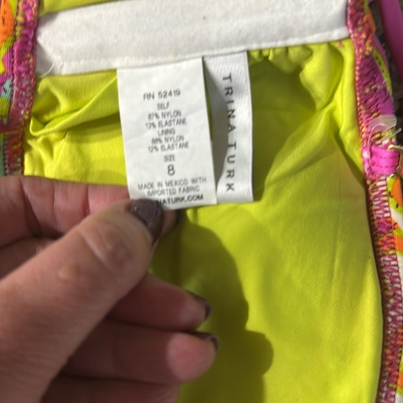 Trina Turk 2-pc swimsuit size 8, like new condition worn once. - Picture 4 of 4
